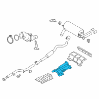 OEM 2018 BMW 230i Fuel Tank Heat Insulation Diagram - 51-48-7-276-296