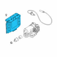 OEM 1995 BMW 325is Basic Asc+T Control Unit Diagram - 34-52-1-164-094