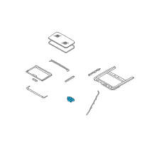 OEM Motor Assy-Sunroof Diagram - 91295-JL02A