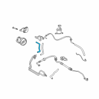 OEM 2003 Hyundai Accent Hose-Return"R" Diagram - 57545-25030