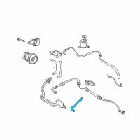 OEM 2001 Hyundai Accent Hose-Power Steering Oil Suction Diagram - 57531-25500