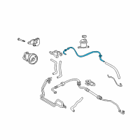 OEM 2005 Hyundai Accent Tube-Return Diagram - 57522-25000