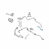 OEM Hyundai Accent Tube Assembly-Return Diagram - 57521-25510