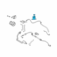 OEM 2004 Hyundai Accent Reservoir Assembly-Power Steering Diagram - 57176-25530