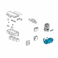 OEM 2003 Acura CL Box Assembly, Fuse (Driver Side) Diagram - 38200-S3M-A01