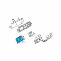 OEM 1996 Oldsmobile Aurora PCM Diagram - 16214848