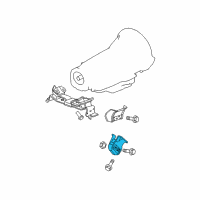 OEM Jeep Grand Cherokee Bracket-Engine Mounting Diagram - 52090301AF