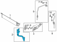 OEM Ford Bronco Sport Inlet Tube Diagram - JX6Z-7R081-M