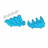 OEM 2005 Pontiac Grand Prix Manifold Diagram - 12569054