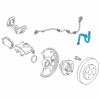 OEM 2014 Buick Encore Brake Hose Diagram - 42603873