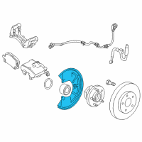 OEM 2015 Buick Encore Splash Shield Diagram - 95286840