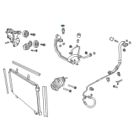 OEM 2017 Chevrolet Caprice Pressure Sensor O-Ring Diagram - 92256737