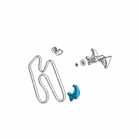 OEM 1999 Dodge Ram 1500 Van Bracket-Alternator Diagram - 53008618