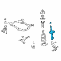 OEM 2012 Toyota Sienna Strut Diagram - 48520-09S80