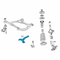 OEM 2019 Toyota Sienna Lower Control Arm Diagram - 48068-08040