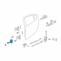 OEM 2017 Chevrolet SS Door Check Diagram - 92258181