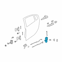 OEM Chevrolet Caprice Lock Diagram - 92290819