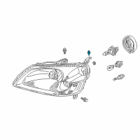 OEM 2001 Honda Civic Screw, Tapping (5X14) Diagram - 93913-153J0