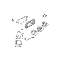 OEM 1997 Oldsmobile Achieva Sensor, Camshaft Position Diagram - 24508215