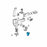 OEM 1992 Ford E-150 Econoline Control Assembly Diagram - 6C2Z-18A318-BA