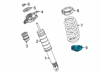 OEM Jeep Wagoneer ISOLATOR-SPRING SEAT Diagram - 68441906AB