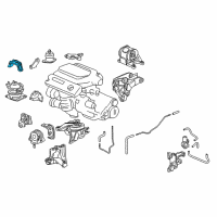 OEM Acura TL Stopper Assembly, Front Engine Mounting (Mt) Diagram - 50835-TK5-A51