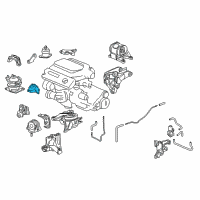 OEM 2014 Acura TL Bracket, Front Engine Mounting (V6Mt) Diagram - 50630-TK5-A50