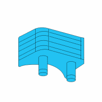OEM 2007 Dodge Nitro Engine Oil Cooler Diagram - 4892259AA