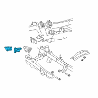 OEM 2007 Ford Ranger Mount Bracket Diagram - 3L5Z-6030-HA