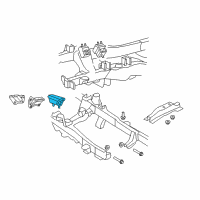 OEM 2010 Ford Ranger Rear Mount Diagram - 7L5Z-6068-AA