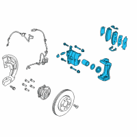 OEM 2021 Kia Sportage Front Brake Assembly, Right Diagram - 58130D9000
