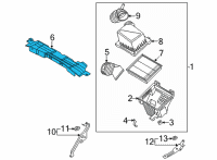 OEM 2022 Ford Maverick TUBE - AIR CLEANER INTAKE Diagram - NZ6Z-9A624-F