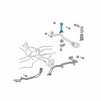 OEM 2008 Lexus GX470 Link Assy, Rear Stabilizer Diagram - 48830-60040