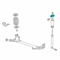 OEM 2014 Chevrolet Volt Shock Mount Diagram - 13367782