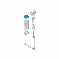 OEM Kia K900 Pad-Rear Spring, Upper Diagram - 553413T000