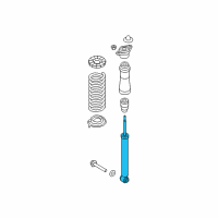 OEM 2016 Kia K900 Shock ABSORBER Assembly Diagram - 553113T700