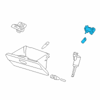 OEM 2012 Honda Insight Light Assy., Glove Box Diagram - 34254-SNA-003