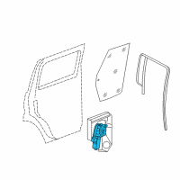OEM 2009 Dodge Nitro Window Regulator 2 Pin Motor Diagram - 68004818AB