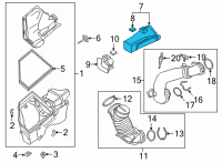 OEM 2021 BMW M440i INTAKE DUCT Diagram - 13-71-8-635-103