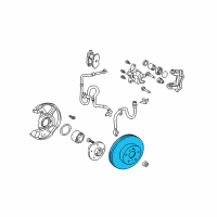 OEM 2007 Scion tC Rotor Diagram - 43512-20711