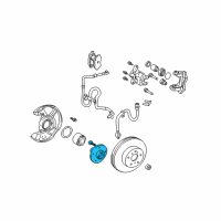 OEM 2003 Toyota Corolla Hub Diagram - 43502-02080