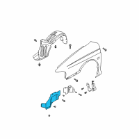 OEM 2005 Kia Sedona Board-Splash Diagram - 0K55256221