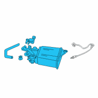 OEM Toyota Matrix Vapor Canister Diagram - 7774002120