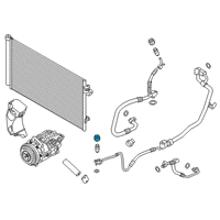 OEM BMW X2 Sealing Cap, Pressure Line Diagram - 07-14-9-287-979