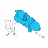 OEM 2016 Hyundai Genesis Starter Assembly Diagram - 36100-3F160