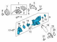 OEM Ford F-150 CONNECTION - WATER OUTLET Diagram - ML3Z-8A586-C