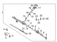OEM 2019 Kia Niro Bearing Diagram - 56552F2000