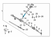 OEM 2021 Hyundai Sonata Pinion Assembly-Steering Gear Box Diagram - 56512-L0000