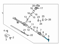 OEM 2020 Hyundai Sonata End Assembly-Tie Rod, RH Diagram - 56825-L1000