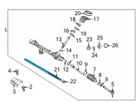 OEM Kia K5 Rack-Steering Gear B Diagram - 56531L1000